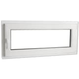 Fenêtre PVC triple vitrage oscillo-battante poignée à gauche 900x400mm