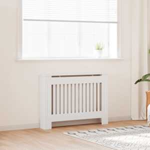 Bílý kryt z MDF na radiátor, 112 cm