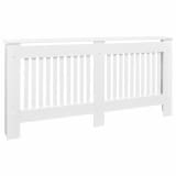 White MDF Radiator Cover Heating Cabinet 172 cm