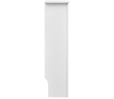 White MDF Radiator Cover Heating Cabinet 172 cm
