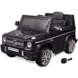 vidaXL Mercedes Benz G65 Elektrické autíčko SUV s 2 motormi, čierne