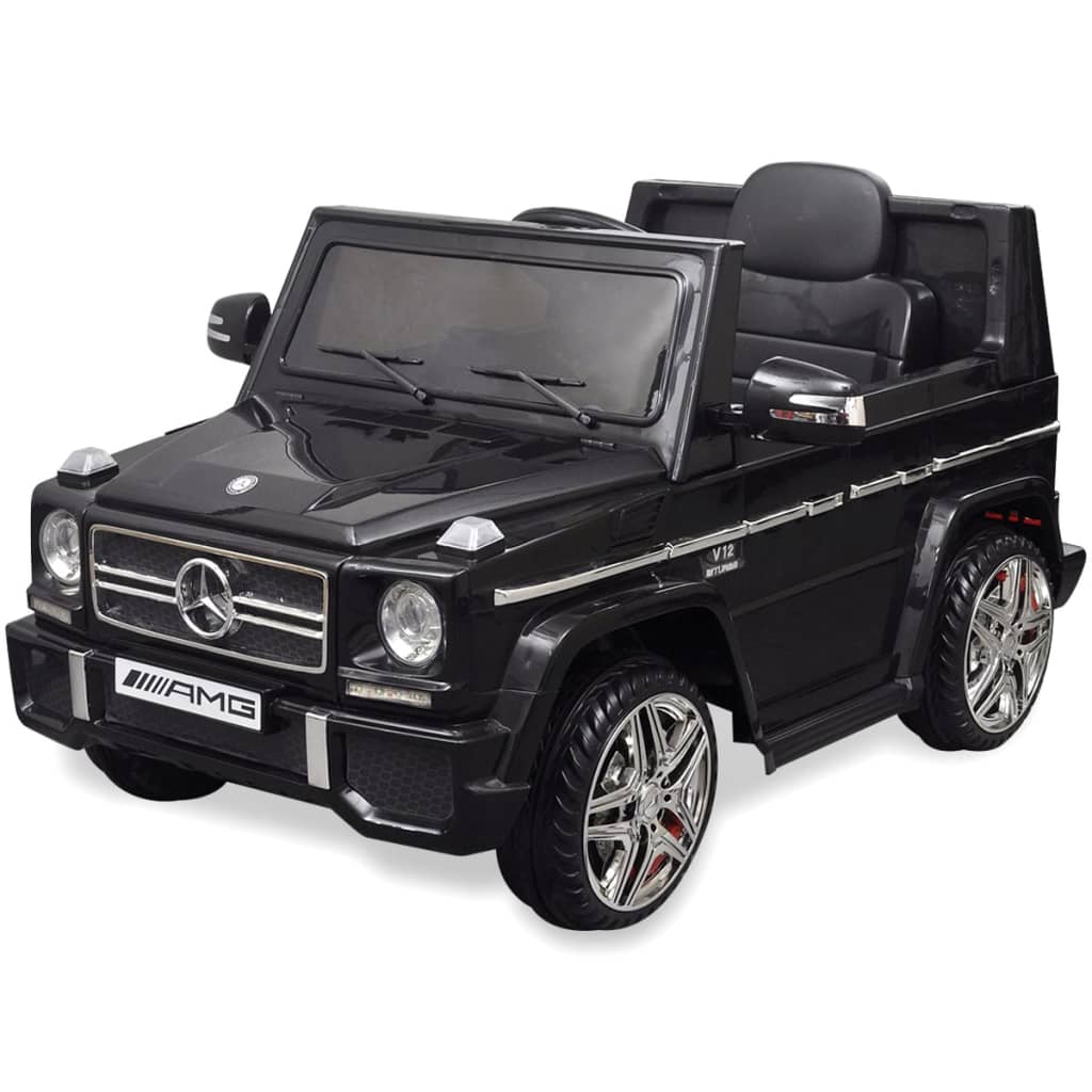 vidaXL Carro de passeio elétrico Mercedes Benz G65 SUV 2 motores preto