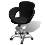 Professional Salon Spa Stool with Armrest Swivel Black