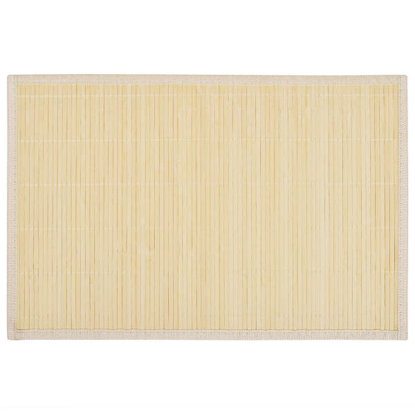 Bambusest lauamatid 6 tk, 30 x 45 cm, naturaalne