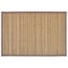 Bambusest lauamatid 6 tk, 30 x 45 cm, pruun