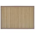 Individuais de mesa em bambu 6 pcs 30 x 45 cm castanho