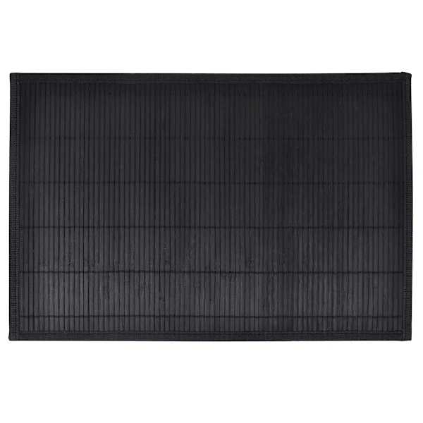 Bambusest lauamatid 6 tk, 30 x 45 cm, must