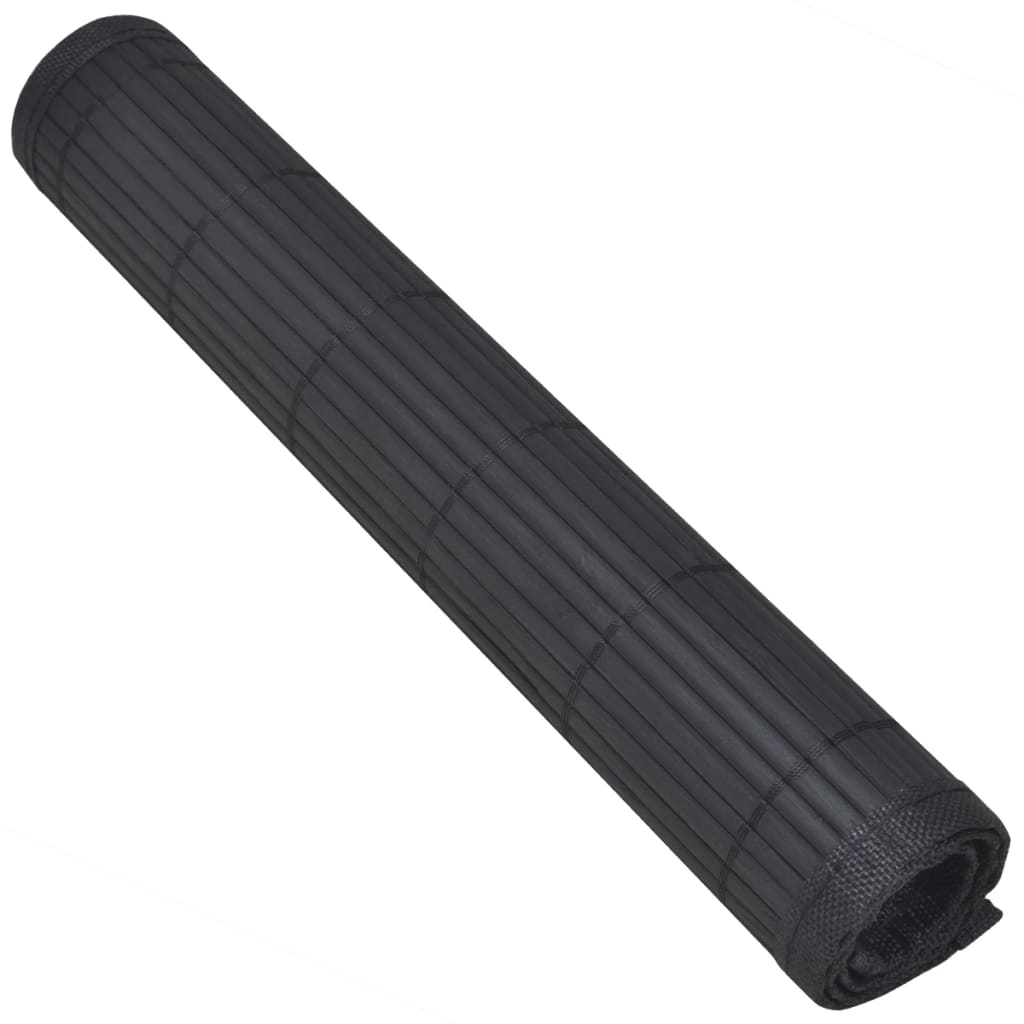 vidaXL 6 db bambusz alátét 30 x 45 cm fekete