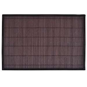 Bambusest lauamatid 6 tk, 30 x 45 cm, tumepruun