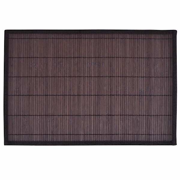 Bambusest lauamatid 6 tk, 30 x 45 cm, tumepruun