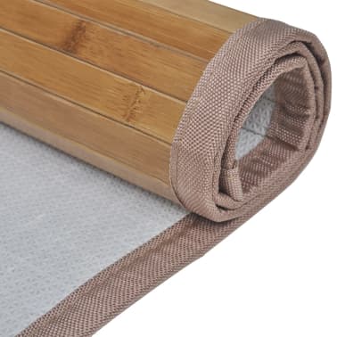 Tapetes casa de banho, bambu 2 pcs 40 x 50 cm castanho[4/5]