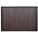 Tapete casa de banho, bambu 60 x 90 cm castanho escuro