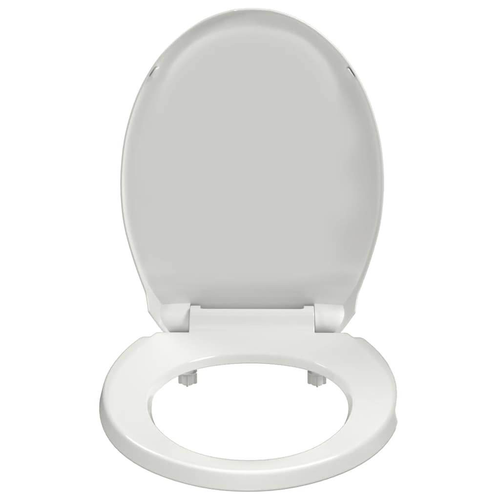 Abattant WC à Fermeture En Douceur Blanc Ovale VidaXL 14 width=274