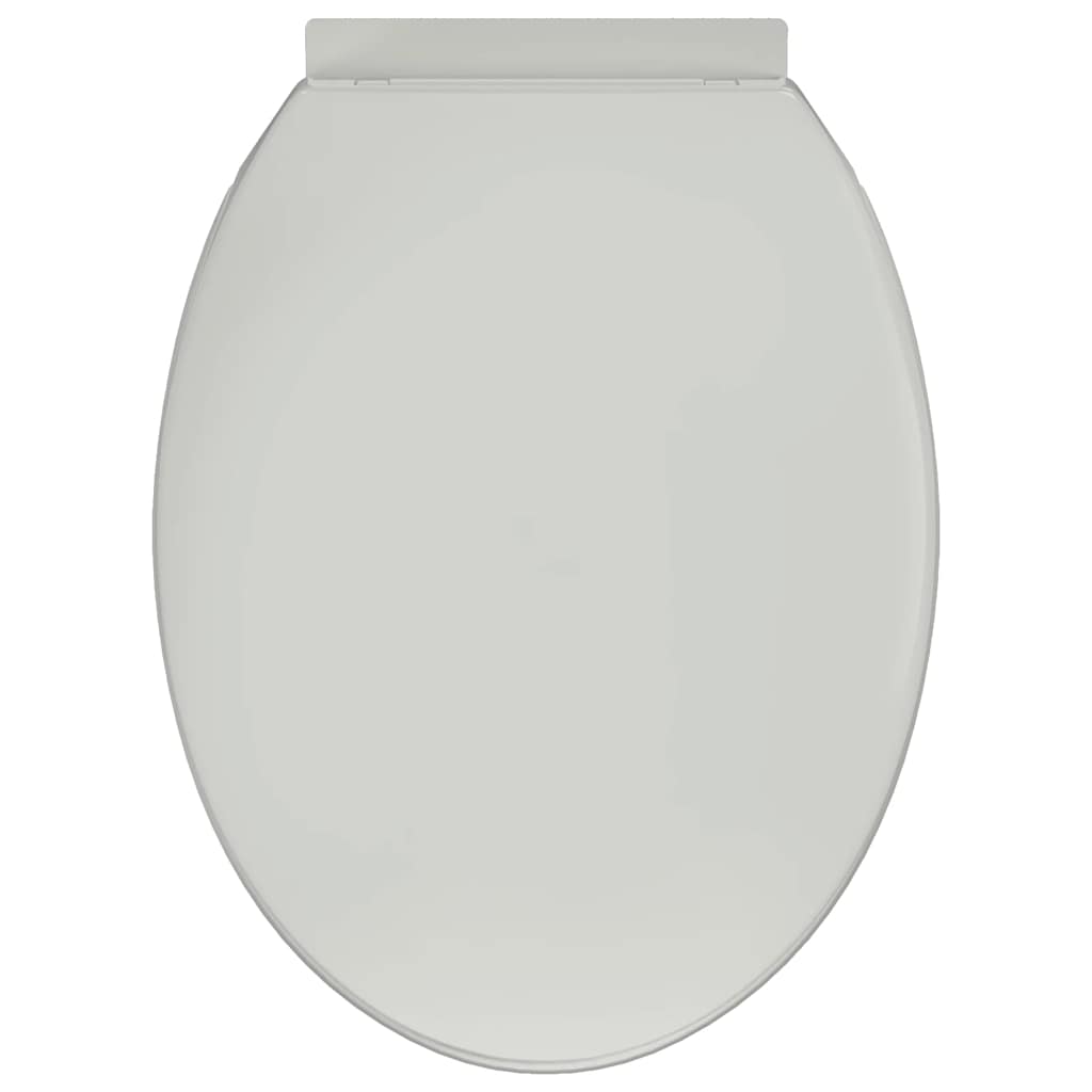 Abattant WC à Fermeture En Douceur Blanc Ovale VidaXL 19 width=274