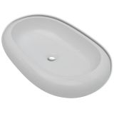 Luxury Ceramic Basin Oval-shaped Sink White 24.8" x 16.5"
