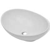 Luxury Ceramic Basin Oval-shaped Sink White 15.7" x 13"