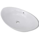 Luxury Ceramic Basin Oval with Overflow 23.2" x 15.1"