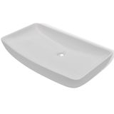 Luxury Ceramic Basin Rectangular Sink White 28" x 15"