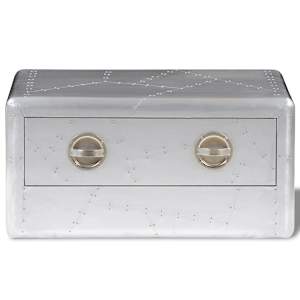 vidaXL Aviator Kavos stal., su stalčiu, vintažinio lėktuvo stiliaus