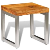 vidaXL Mesa de centro de madera de sheesham maciza