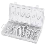 Set Moschettoni con attacco rapido 20 pz