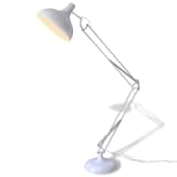 Lámpara de Pie Estilo Anglepoise (Blanca)