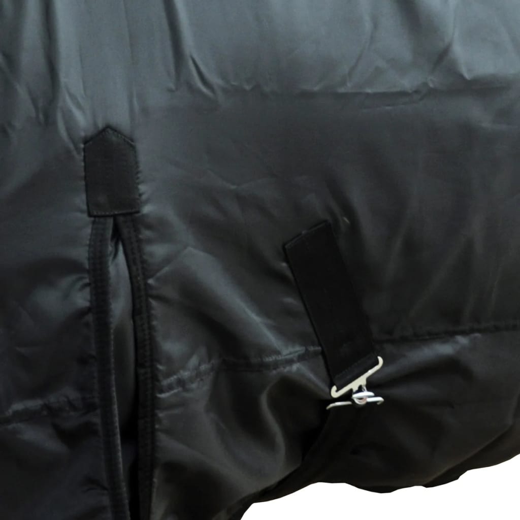 

vidaXL Fleece deken dubbellaags 155 cm zwart