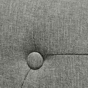 Jídelní židle 2 ks šedé textil - obrázek 6
