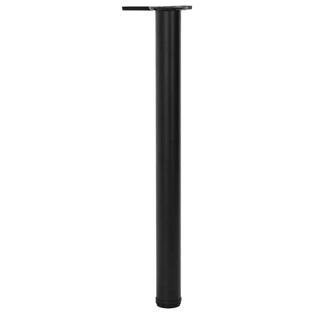 

vidaXL 242139 4 Height Adjustable Table Legs Black 710 mm