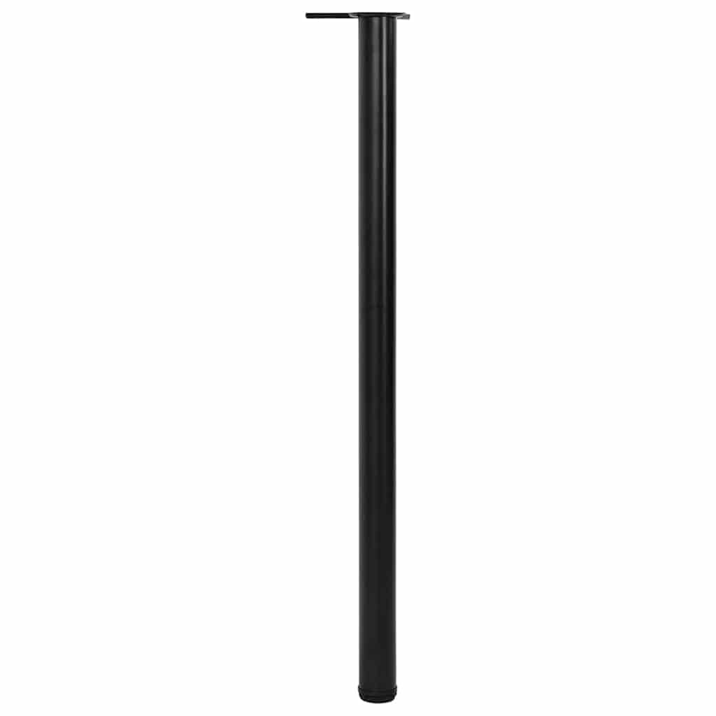 

vidaXL 242141 4 Height Adjustable Table Legs Black 1100 mm