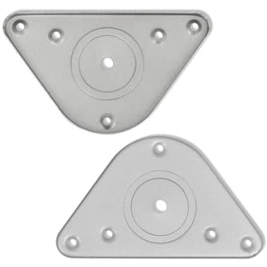 Pernas de mesa ajustáveis ​​em altura, 4 pcs, 1100 mm, níquel escovado[4/4]