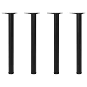 4 Nastavljive Noge za Mizo Črne 710 mm