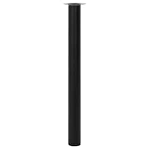2 teleskopické stolové nohy černé 710 mm - 1100 mm - obrázek 2