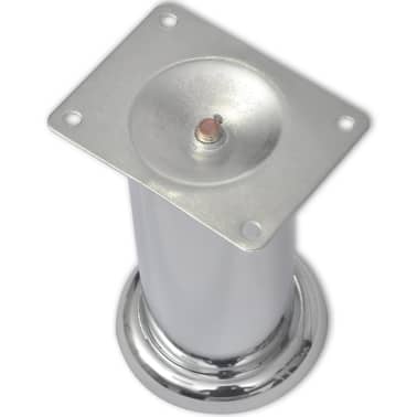 Pés redondos sofá 4 pcs 120 mm cromado[3/3]