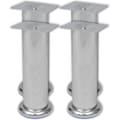Pés redondos sofá 4 pcs 180 mm cromado