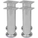 Pés redondos sofá 4 pcs 180 mm cromado
