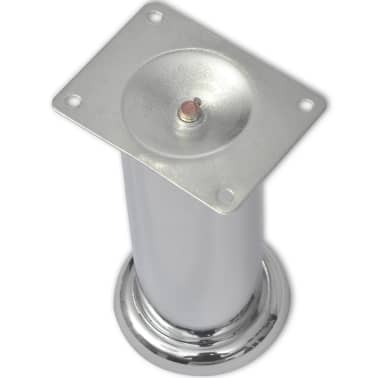 Pés redondos sofá 4 pcs 180 mm cromado[3/3]