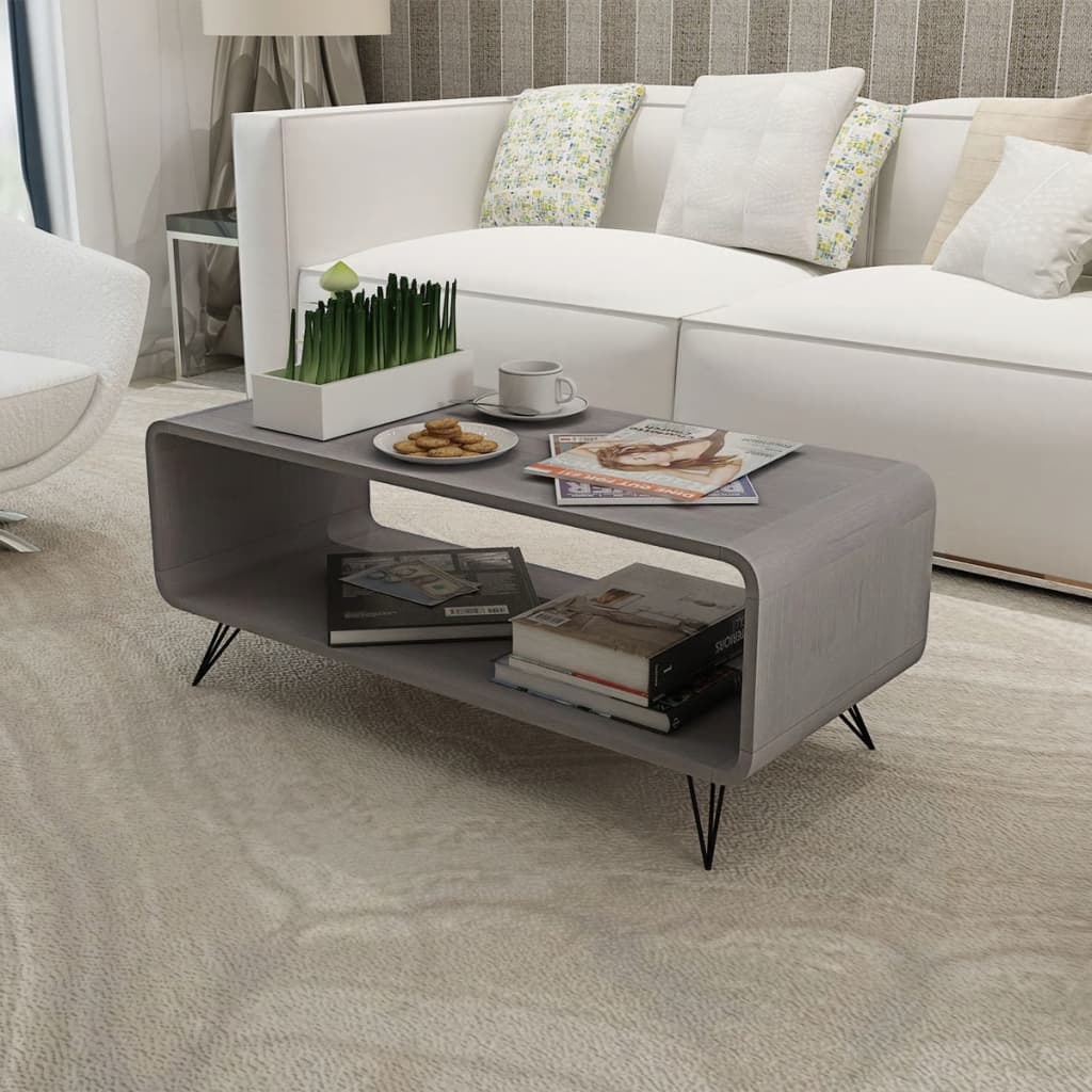 

vidaXL Hooper tv-meubel/salontafel met opslagruimte betonlook grijs 89,5x39cm
