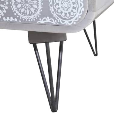 Vidaxl Side Cabinet With 3 Drawers Grey Vidaxl Com Au