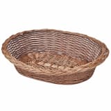 vidaXL Cesto per Cani/Lettino in Vimini Naturale 70 cm