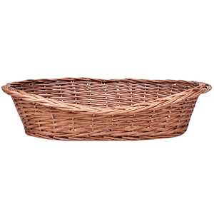 Proutěný koš / pelech pro psa přírodní 69 cm - obrázek 2