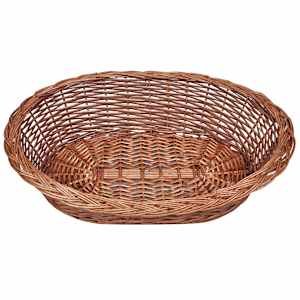 Proutěný koš / pelech pro psa přírodní 69 cm - obrázek 3