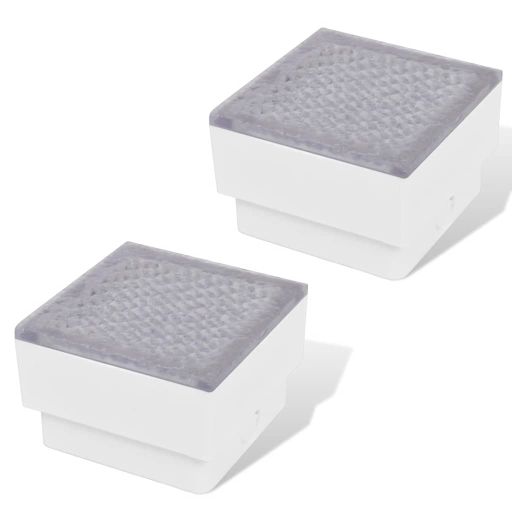 vidaXL Zemní svítidla LED 2 ks 100 x 200 x 68 mm