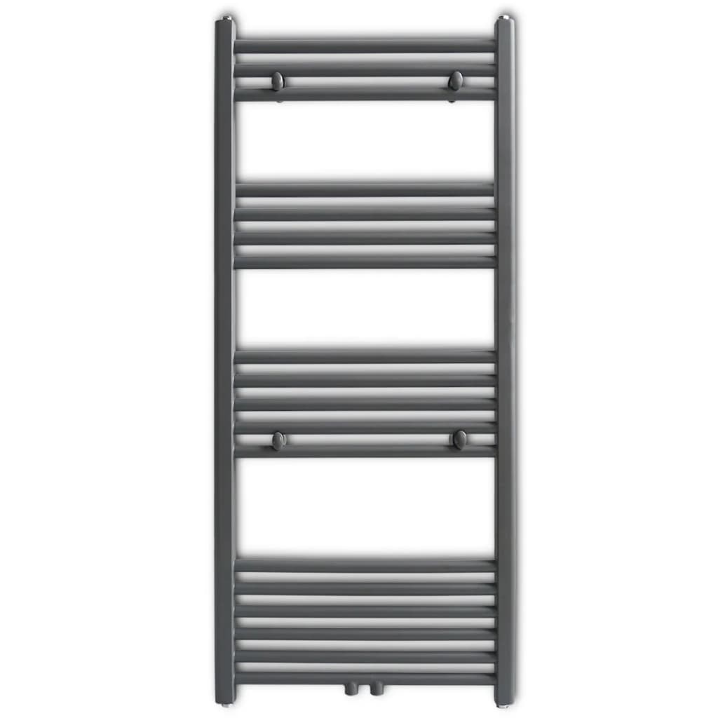 

vidaXL Radiator/handdoekenrek recht 500x1160 mm grijs