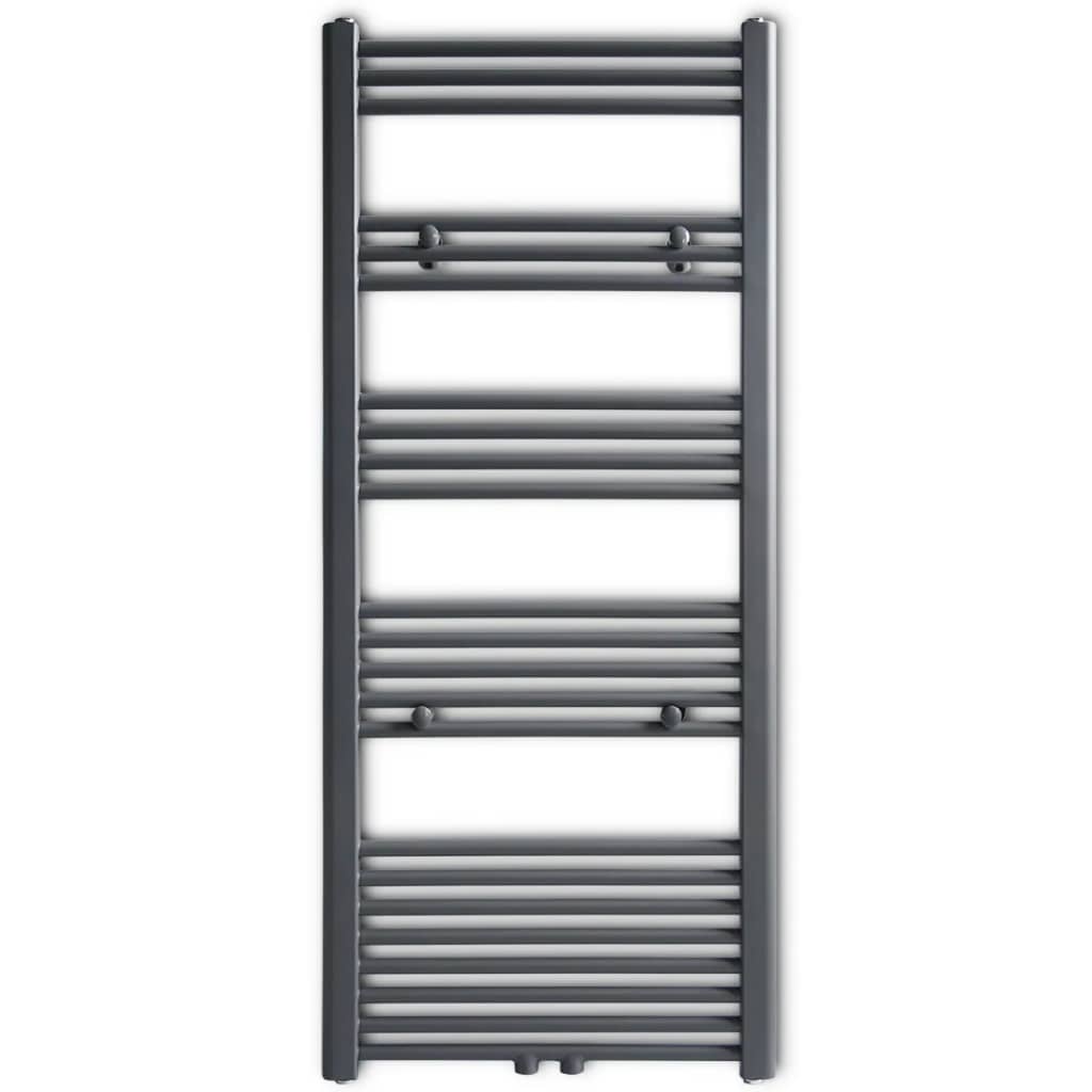 

vidaXL Radiator/handdoekenrek recht 600x1424 mm grijs