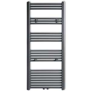 Radiator håndklestativ rett grå 600 x 1424 mm