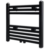 Radiator håndklestativ 480 x 480 mm svart