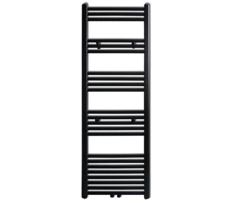 Radiator port-prosop încălzire centrală baie drept negru 500 x 1424 mm