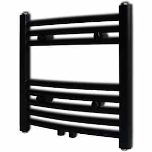 Keskk&uuml;tte r&auml;tikukuivati vannituppa kumer 480 x 480 mm, must