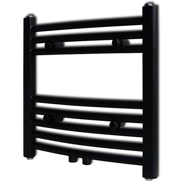 Keskk&uuml;tte r&auml;tikukuivati vannituppa kumer 480 x 480 mm, must